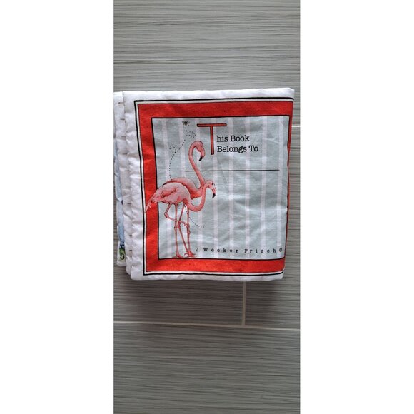 Hungry Animal Alphabet Cloth Book Toddler Soft Fabric Storybook Educational Toy - Picture 8 of 9